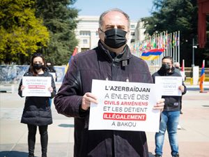 body protest armenian prisoner war azerbaijan 2