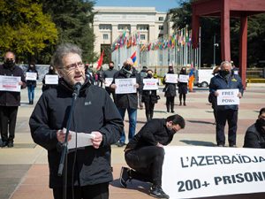 body protest armenian prisoner war azerbaijan 4