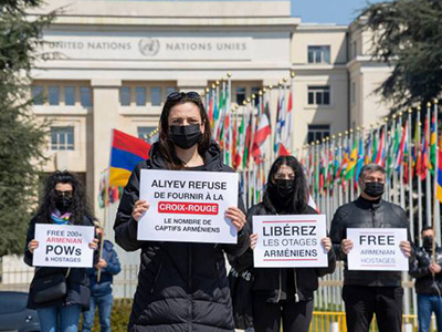 featured protest armenian pow prisoner war azerbaijan